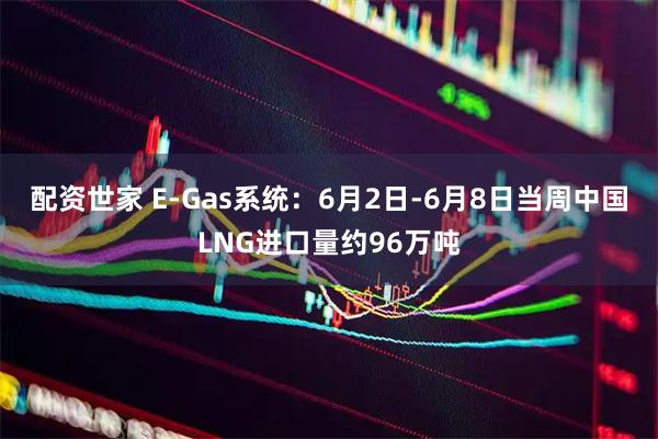 配资世家 E-Gas系统：6月2日-6月8日当周中国LNG进口量约96万吨