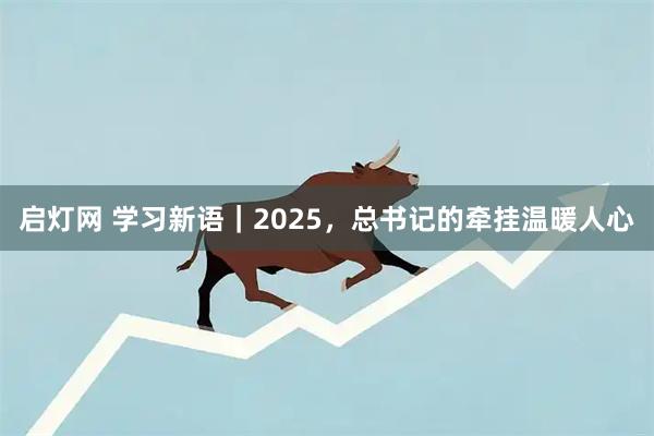 启灯网 学习新语｜2025，总书记的牵挂温暖人心